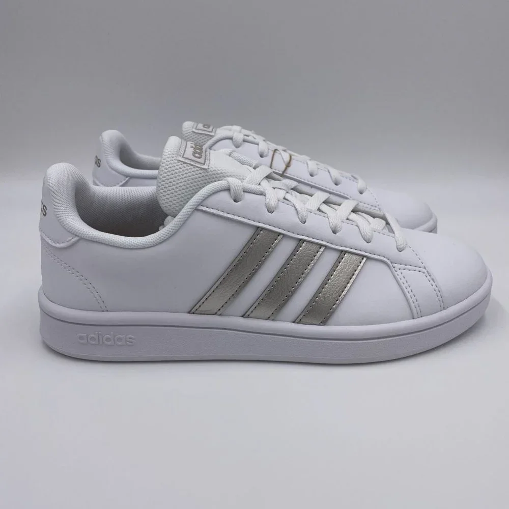 adidas Grand Court Base White Womens Shoes